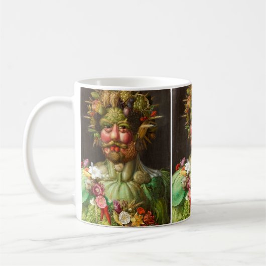 The Four Seasons: Vertumnus - Giuseppe Arcimboldo Kaffeetasse (Links)
