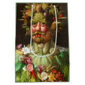 The Four Seasons: Vertumnus - Giuseppe Arcimboldo Mittlere Geschenktüte (Rückseite)