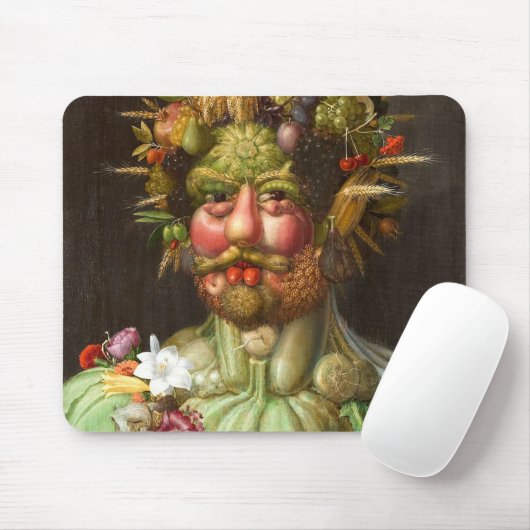 The Four Seasons: Vertumnus - Giuseppe Arcimboldo Mousepad (Mit Mouse)