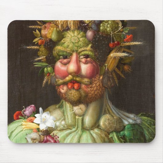 The Four Seasons: Vertumnus - Giuseppe Arcimboldo Mousepad (Vorne)
