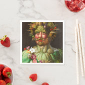 The Four Seasons: Vertumnus - Giuseppe Arcimboldo Serviette (Beispiel)