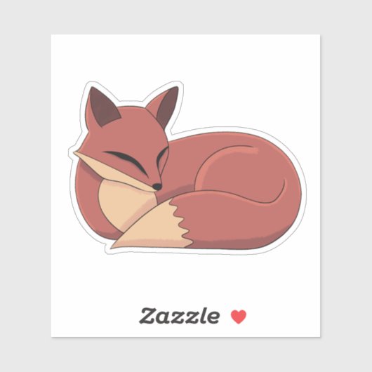 The Fox Aufkleber (Blatt)