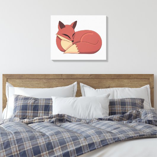 The Fox Leinwanddruck (Insitu (Schlafzimmer))