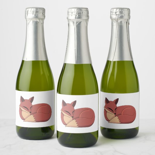 The Fox Schaumweinetikett (Flaschen)