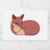 The Fox Schaumweinetikett (Einzelnes Label)