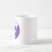 The Fox *Yawn* -Mug purple- Kaffeetasse (Mittel)