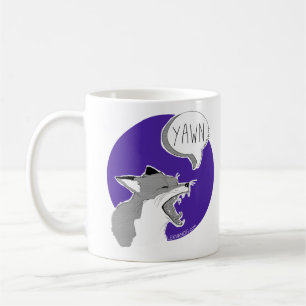The Fox *Yawn* -Mug purple- Kaffeetasse