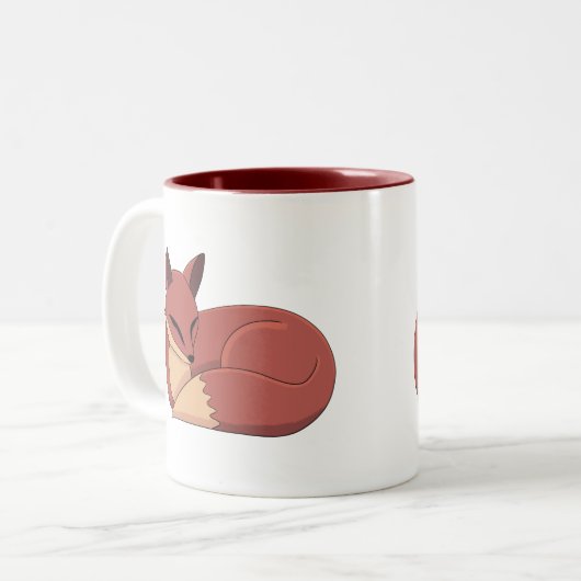 The Fox Zweifarbige Tasse (Vorderseite Links)