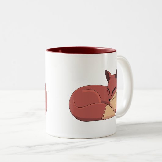The Fox Zweifarbige Tasse (VorderseiteRechts)