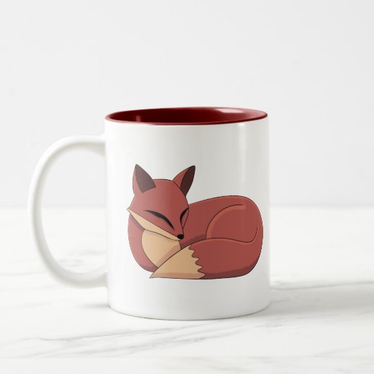 The Fox Zweifarbige Tasse (Links)