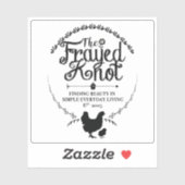 The Frayed Knot - Logo-Wappen Vinyl Sticker (Blatt)
