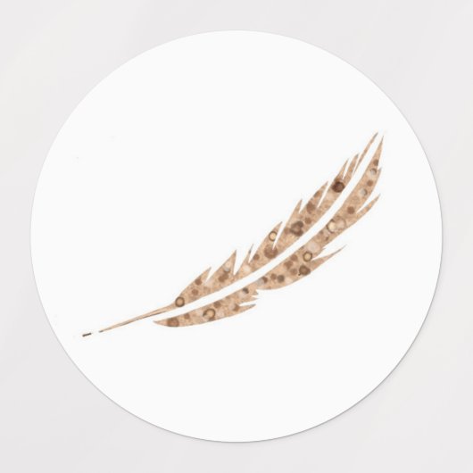 .The Freckled Feather labels Etiketten (Design 1)