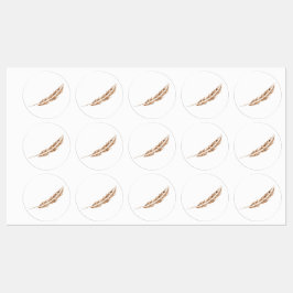 .The Freckled Feather labels Etiketten