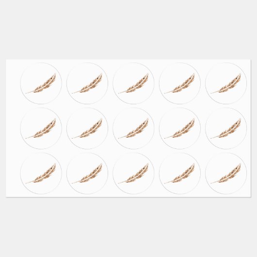 .The Freckled Feather labels Etiketten (Blatt)