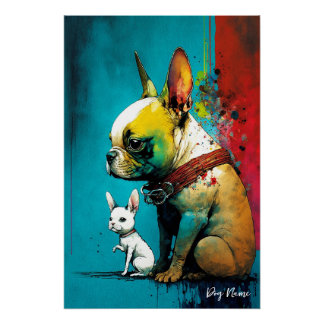 The French Bulldog - Zusammensetzung 004 Poster