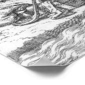 The French Fleet Plundering Poster (Ecke)