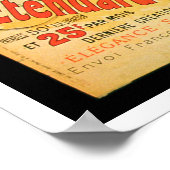 'The French Standard', Plakat für die 'Ate' (Ecke)