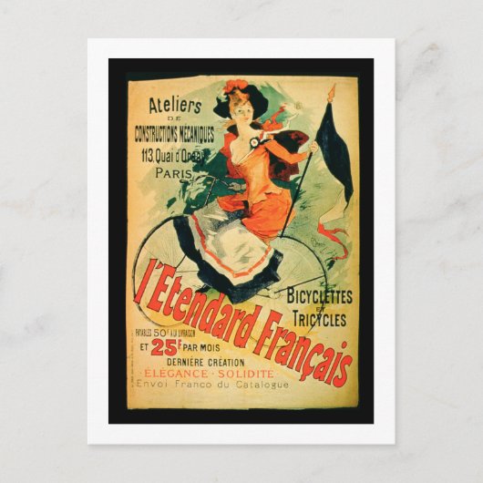 'The French Standard', Plakat für die 'Ate' Postkarte (Vorderseite)