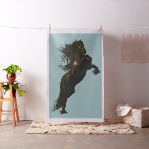 The Friesian Horse - Fabric Stoff