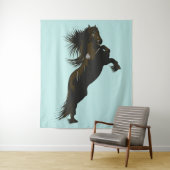 The Friesian Horse - Tapestry Wandteppich (Beispiel)