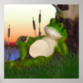 The Frog and the Snail Print Poster (Vorne)