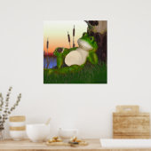 The Frog and the Snail Print Poster (Küche)