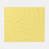 The front of the fleece blanket features a yellow  (Vorderseite (Horizontal))