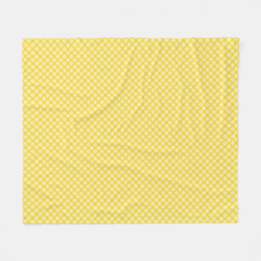 The front of the fleece blanket features a yellow  (Vorderseite (Horizontal))
