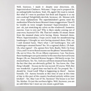 the full Steamed Hams transcript Poster