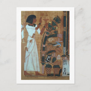 The Fumigation of Osiris, Seite aus dem Buch der Postkarte