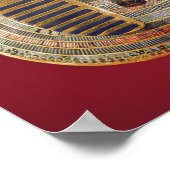 The funerary mask of Tutankhamun Poster (Ecke)