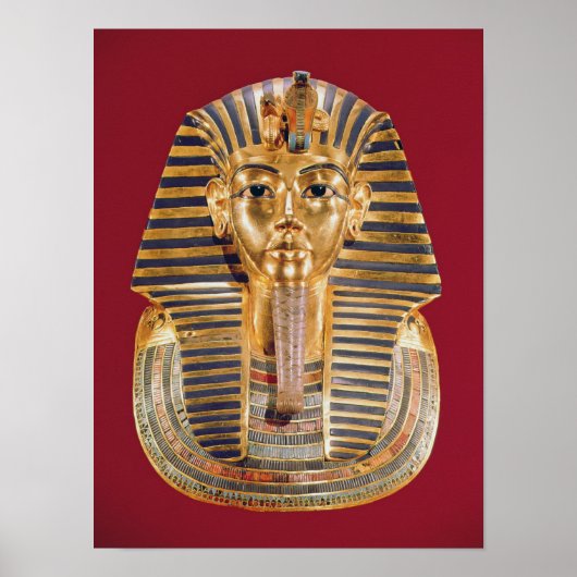 The funerary mask of Tutankhamun Poster (Vorne)