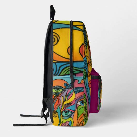 The funky backpack bedruckter rucksack (Links)