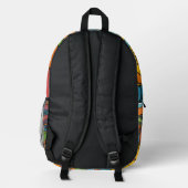 The funky backpack bedruckter rucksack (Rückseite)