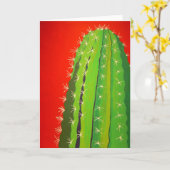 The Funky Cactus Karte (Gelbe Blume)