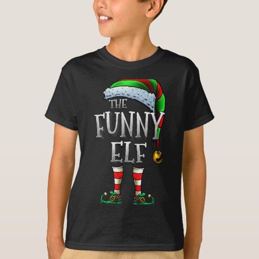 The Funny Elf Shirt Matching Family Funny Christma (Vorderseite)