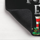 The Funny Elf Shirt Matching Family Funny Christma Mousepad (Ecke)