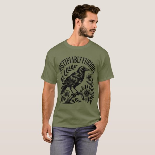 The Furious Crow T-Shirt (Vorne ganz)