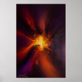The Furnace Within Abstract Poster (Vorne)