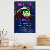 The Future Is Bright Fortune Teller Graduation Poster (Küche)