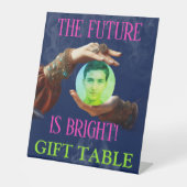 The Future Is Bright Fortune Teller Graduation Sockelschild (Vorderseite)