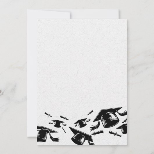 "The Future is Bright" Graduation Ceremony Einladung (Rückseite)