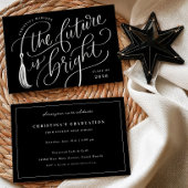 The Future is Bright Graduation Invitation Card Einladung