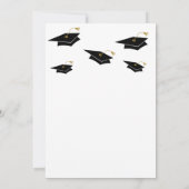 The future is bright Modern Graduation Invitation Einladung (Rückseite)