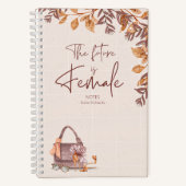 The Future Is Female Personalized Notebook Notizblock (Vorderseite)