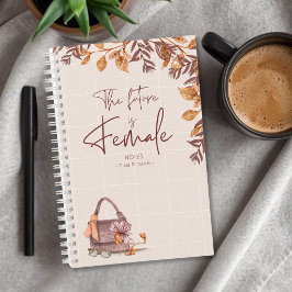 The Future Is Female Personalized Notebook Notizblock