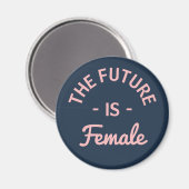 "The Future is Feminist" Magnet (Vorderseite/Rückseite)