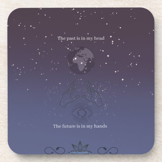 The future is in my hands getränkeuntersetzer (Vorderseite)