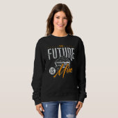 The Future Is Mine Driver Rock Mechanic Miner Mini Sweatshirt (Vorne ganz)