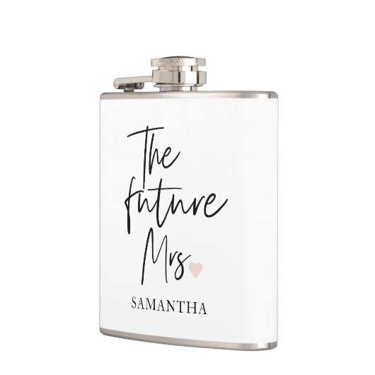 The Future Mrs and Your Name Modern Beauty Flachmann (Links)